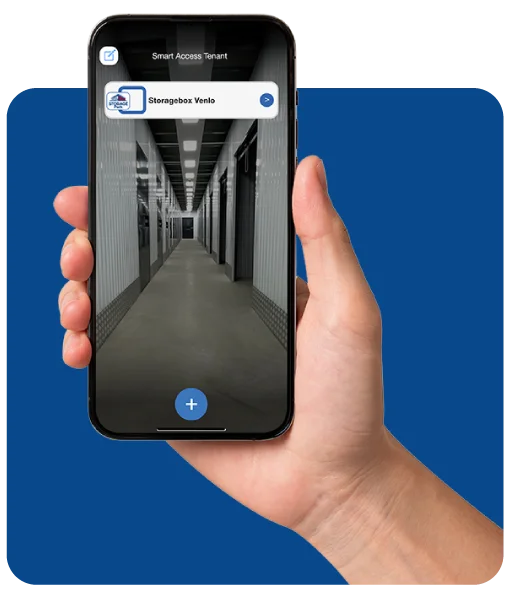 Stap 2: Je krijgt toegang tot StoragePark met de Smart-Access app van StoragePark